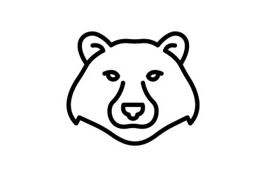 Ayı, vektör, piksel mükemmel, çizer dosyası