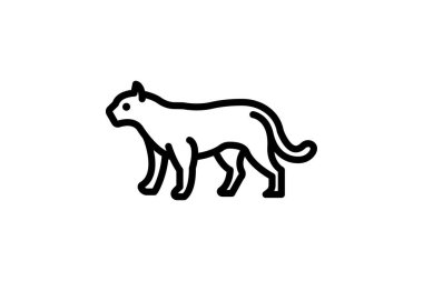 Panter, vektör, piksel mükemmel, çizer dosyası