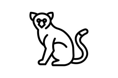 Lemur, vektör, piksel mükemmel, illüstratör dosyası