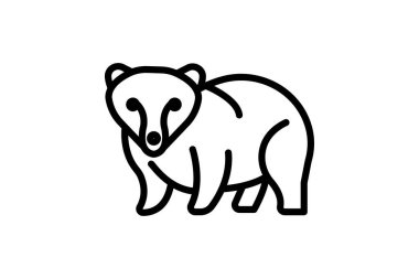 Porsuk, vektör, piksel mükemmel, illüstratör dosyası