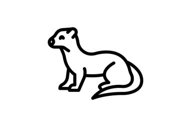 Çakal, vektör, piksel mükemmel, illüstratör dosyası