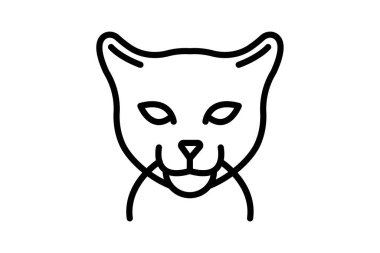 Ocelot, vektör, piksel mükemmel, illüstratör dosyası