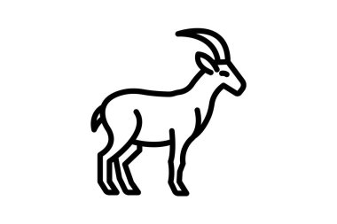 Ibex, vektör, piksel mükemmel, illüstratör dosyası