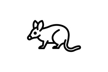 Bandicoot, vektör, piksel mükemmel, illüstratör dosyası