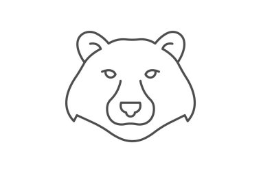 Ayı, vektör, piksel mükemmel, çizer dosyası