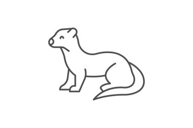 Çakal, vektör, piksel mükemmel, illüstratör dosyası