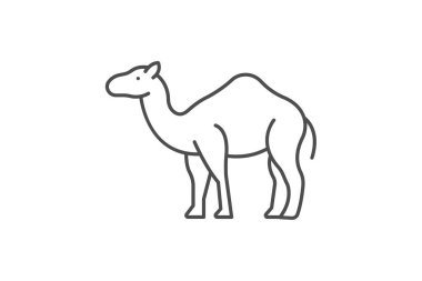 Deve, vektör, piksel mükemmel, illüstratör dosyası