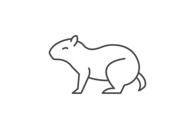 Agouti, vektör, piksel mükemmel, çizer dosyası