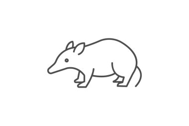 Tenrec, vektör, piksel mükemmel, illüstratör dosyası