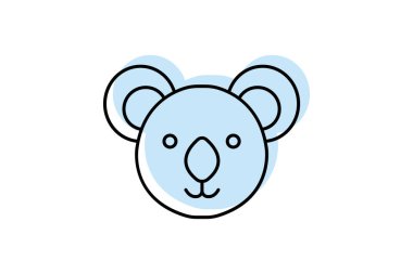 Koala, vektör, piksel mükemmel, illüstratör dosyası