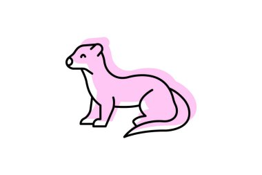 Çakal, vektör, piksel mükemmel, illüstratör dosyası