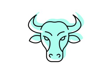 Gaur, vektör, piksel mükemmel, illüstratör dosyası