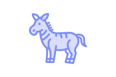 Zebra, vektör, piksel mükemmel, illüstratör dosyası