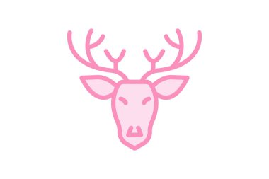 Geyik, vektör, piksel mükemmel, illüstratör dosyası