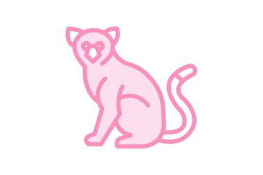 Lemur, vektör, piksel mükemmel, illüstratör dosyası