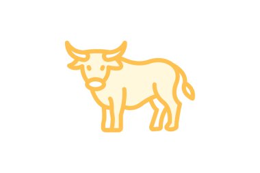 Yak, vektör, piksel mükemmel, illüstratör dosyası