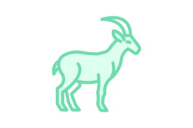 Ibex, vektör, piksel mükemmel, illüstratör dosyası