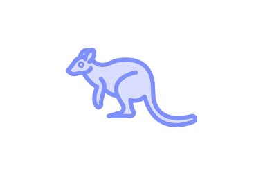 Ağaç Kangurusu, vektör, piksel mükemmel, illüstratör dosyası