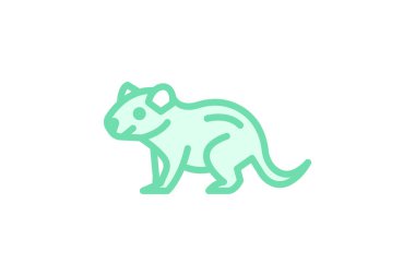 Tazmanya Canavarı, vektör, piksel mükemmel, illüstratör dosyası