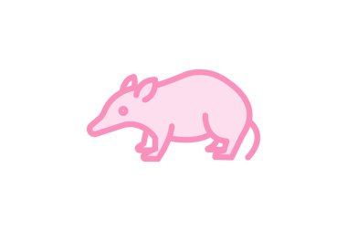 Tenrec, vektör, piksel mükemmel, illüstratör dosyası