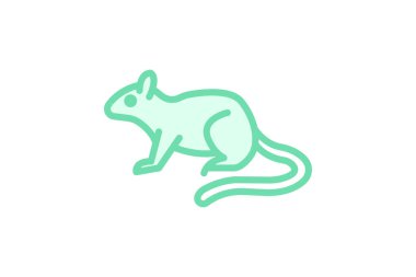 Ağaç Faresi, vektör, piksel mükemmel, illüstratör dosyası