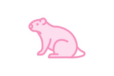 Köstebek, vektör, piksel mükemmel, illüstratör dosyası