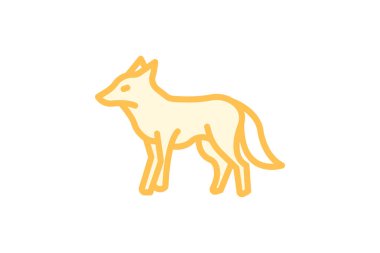 Maned Wolf, vektör, piksel mükemmel, illüstratör dosyası