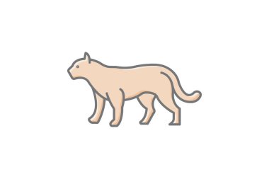 Panter, vektör, piksel mükemmel, çizer dosyası