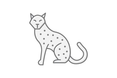 Çita, vektör, piksel mükemmel, çizer dosyası