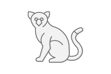 Lemur, vektör, piksel mükemmel, illüstratör dosyası