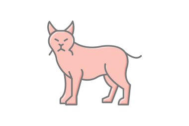 Luchs, vektör, piksel mükemmel, illüstratör dosyası