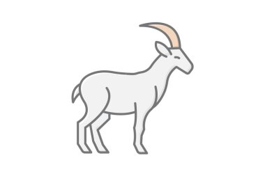 Ibex, vektör, piksel mükemmel, illüstratör dosyası