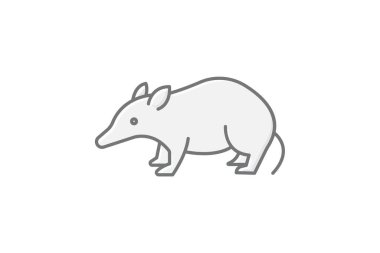 Tenrec, vektör, piksel mükemmel, illüstratör dosyası