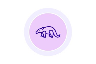 Pangolin, vektör, piksel mükemmel, illüstratör dosyası