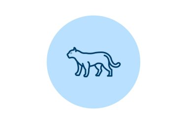 Panter, vektör, piksel mükemmel, çizer dosyası