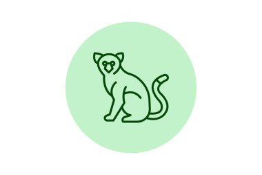 Lemur, vektör, piksel mükemmel, illüstratör dosyası