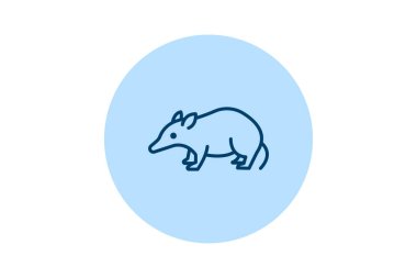 Tenrec, vektör, piksel mükemmel, illüstratör dosyası