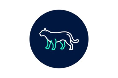 Panter, vektör, piksel mükemmel, çizer dosyası