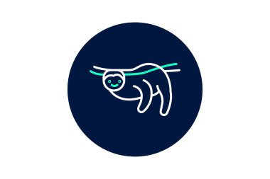 Tembellik, vektör, piksel mükemmel, illüstratör dosyası