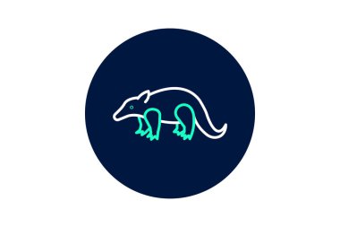 Pangolin, vektör, piksel mükemmel, illüstratör dosyası