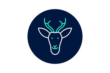 Saiga, vektör, piksel mükemmel, illüstratör dosyası