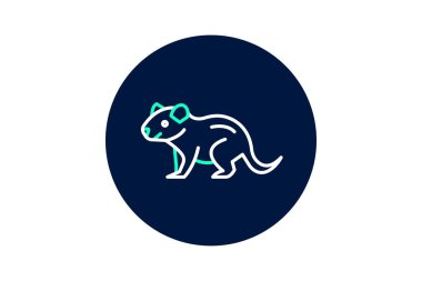 Tazmanya Canavarı, vektör, piksel mükemmel, illüstratör dosyası