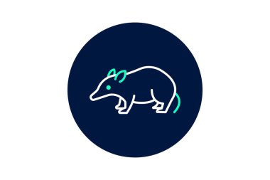 Tenrec, vektör, piksel mükemmel, illüstratör dosyası