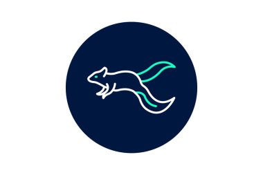 Uçan Sincap, vektör, piksel mükemmel, illüstratör dosyası