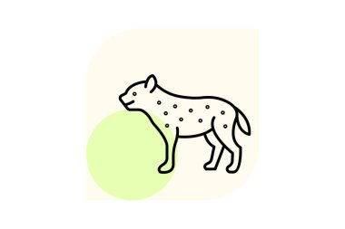 Sırtlan, vektör, piksel mükemmel, çizer dosyası