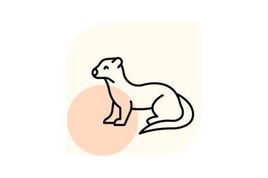 Çakal, vektör, piksel mükemmel, illüstratör dosyası