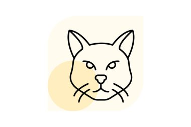 Vaşak, vektör, piksel mükemmel, illüstratör dosyası