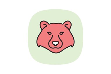 Ayı, vektör, piksel mükemmel, çizer dosyası