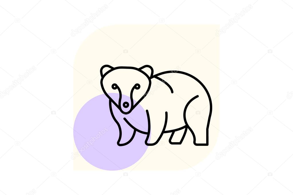 Badger, vector, pixel perfect, illustrator file