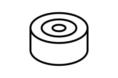 Suşi rulosu, vektör, piksel mükemmel, illüstratör dosyası